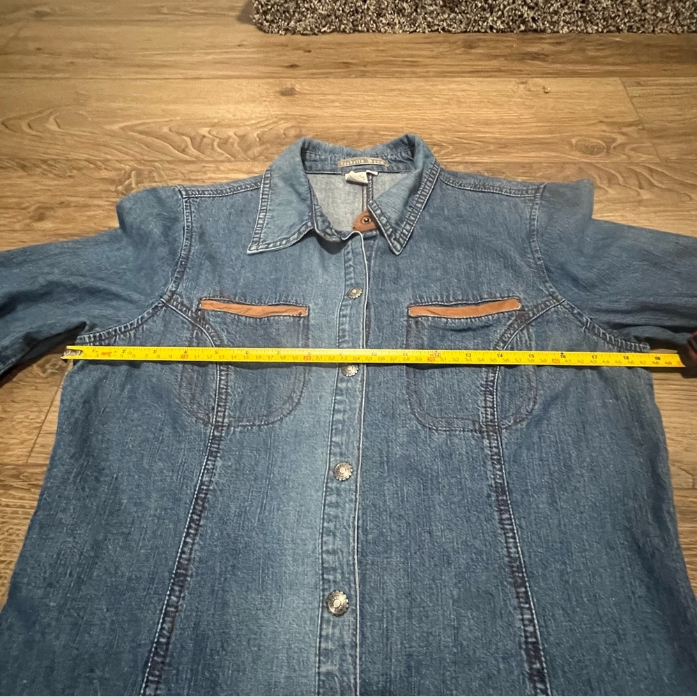 ISABELLA BIRD | Chambray Blue Jean Maxi Dress -Size 8 - Picture 4 of 16